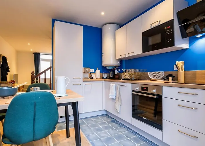 Villa Face A La Mer Avec Terrasse Privative, Confort Moderne, Wi-Fi Gratuit A Saint-Nazaire - Fr-1-306-1260